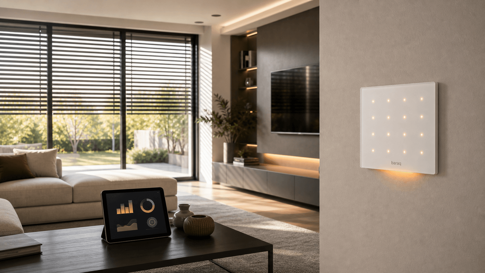 Saving energy with shading, lighting and a clear view of consumption
